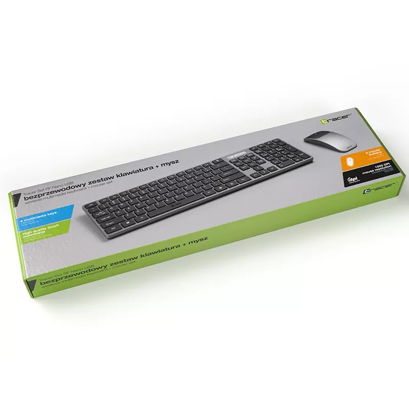 Tracer SET TRAKLA46773 tastatūra RF Nano bezvadu
