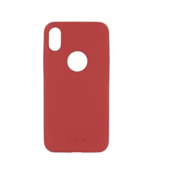 Telefona maciņš Tellur Cover Slim iPhone X/XS — mākslīgā āda, sarkans