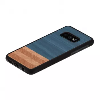 Viedtālruņa maciņš man and wood Galaxy S10e — Denim Melns aizsargapvalks