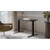 Galds cama meble MOON elektriski regulējams taisns galds 1210×670 mm melns/antracīts