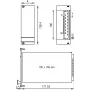 SCHROFF priekšējais panelis PSM - FRONTPL.HF PSU PSM 3HE 10TE (21005477)