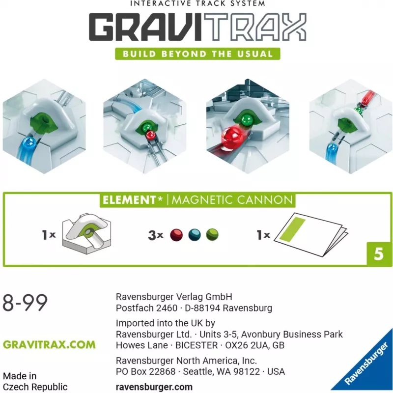 Gravitrax magnētiskais lielgabals