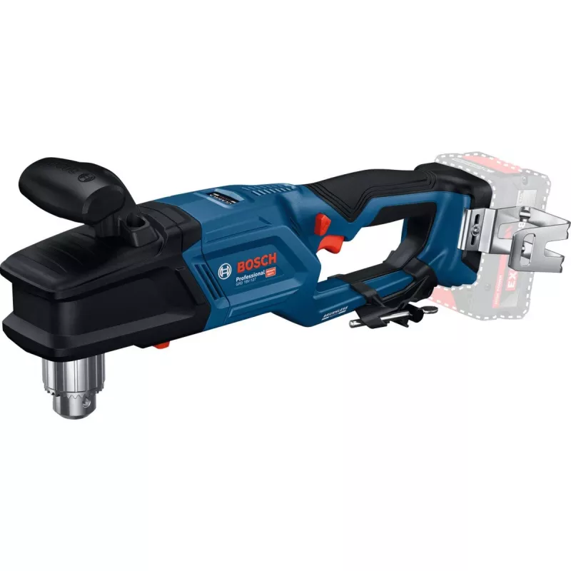 Bezvada leņķa urbis GRD 18V-127 Professional solo, 18 volti (zils/melns, bez akumulatora un lādētāja)
