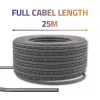Tīkla ielāpu vads QOLTEC Cat6 UTP vara kabelis, 25 m, pelēks