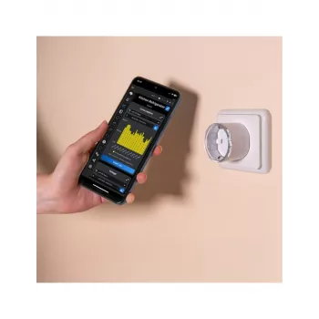 Viedā kontaktligzda Shelly Plug S Gen3 — „Wi‑Fi“ viedā kontaktligzda ar enerģijas uzraudzību, F tips, 110–230 V, 2500 W, balta