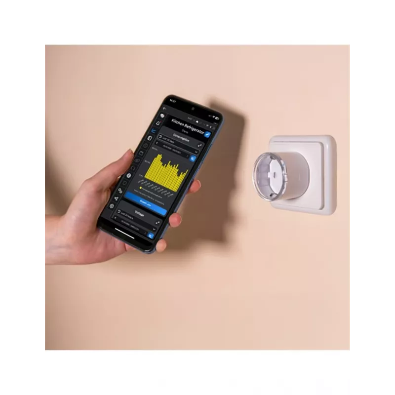 Viedā kontaktligzda Shelly Plug S Gen3 — „Wi‑Fi“ viedā kontaktligzda ar enerģijas uzraudzību, F tips, 110–230 V, 2500 W, balta