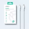 CB-SCL2 Balts silikona kabelis Lightning-USB-C USB Power Delivery USB-PD