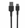 USB A uz USB-C kabelis AUKEY CB-CD30 0,9 m — melns, pīts, USB PD 3.0, 0,48 Gbit/s