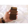 Viedtālruņa maciņš man and wood iPhone X/XS — fango melns