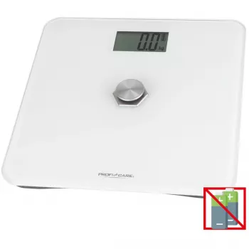 Elektroniskie personālie svari Profi-Care PC-PW 3112 — ietilpība 180 kg, precizitāte 100 g, 310×310×44 mm, LCD displejs