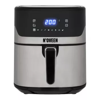 Karstā gaisa cepeškrāsns NOVEEN AF550 — 6,5 L ietilpība, 1600 W, līdz 200°C, 8 programmas