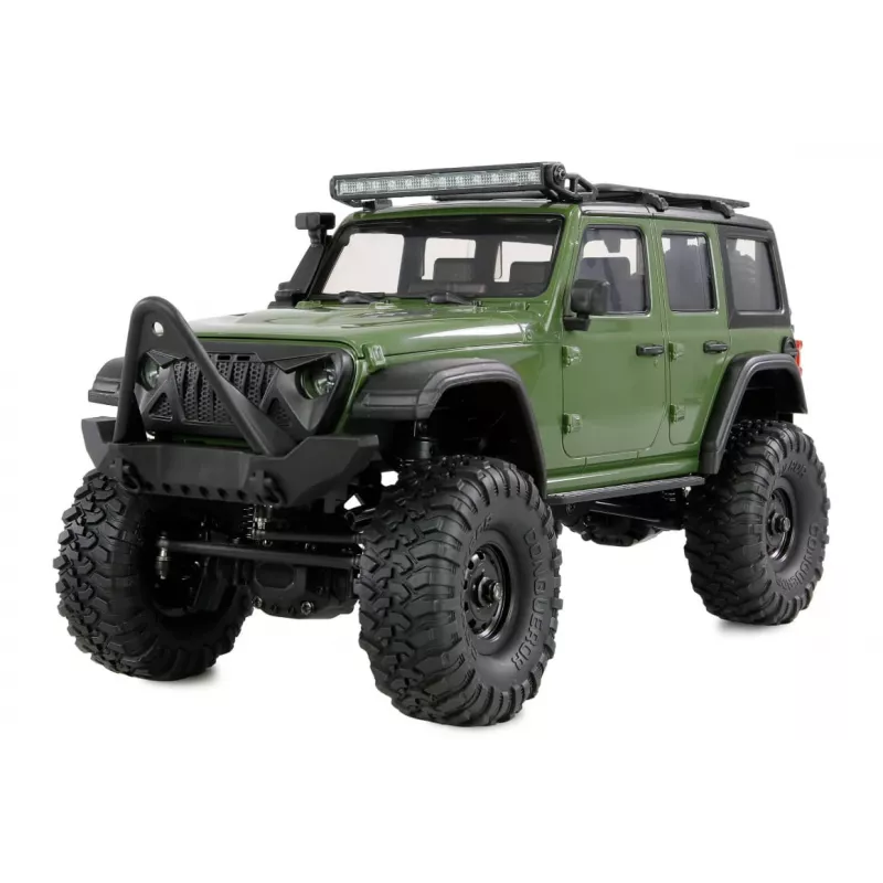 RC kāpurķēžu modelis Amewi AMXRock 4WD 1:16 RTR, zaļš