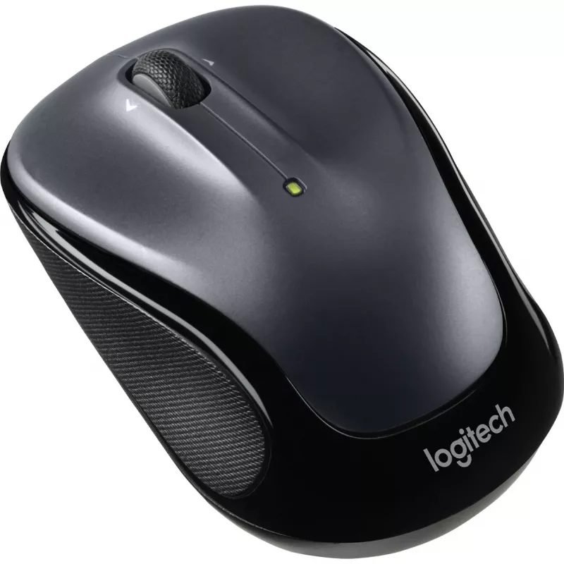 LOGITECH M325s pele labročiem un kreiso roku lietotājiem optiskā 5 pogas bezvadu 2.4 GHz USB bezvadu uztvērējs tumši pelēka
