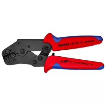 Knipex 97 52 14 presēšanas knaibles neizolētām, atvērtajām savienotājuzmavām 0,10 līdz 1,5 mm²