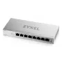 Zyxel GS1200-8HPV3 pārvaldāms L2 līmeņa Gigabit Ethernet (10/100/1000) slēdzis ar PoE atbalstu, pelēks, galda tipa