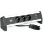 BACHMANN Desk1 3x iezemēta kontaktligzda, USB lādētājs, GST18 0,2m