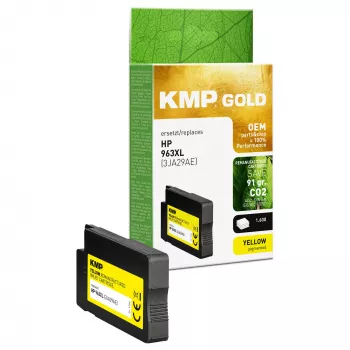 Kārtridžs KMP GOLD HP 963XL (3JA29AE) dzeltens