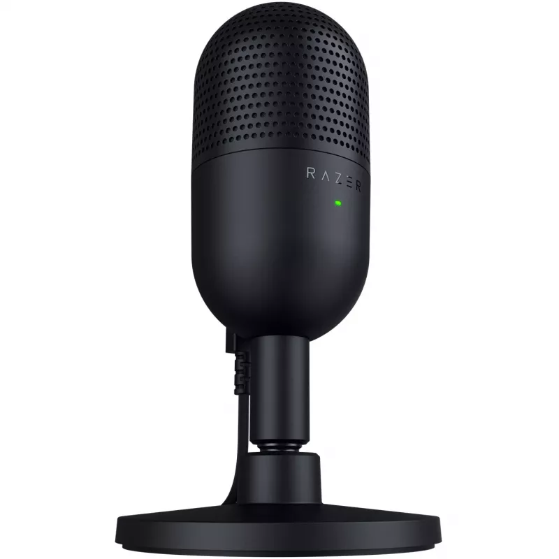 Galda mikrofons Razer Seiren V3 Mini, USB-C, superkardioīds, 20–20000 Hz, 96 kHz, 24-bitu, melns
