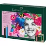 Eļļas bāzes zīmuļu completes Faber-Castell Polychromos & Pitt Graphite Matt, 38 gab., Daudzkrāsains