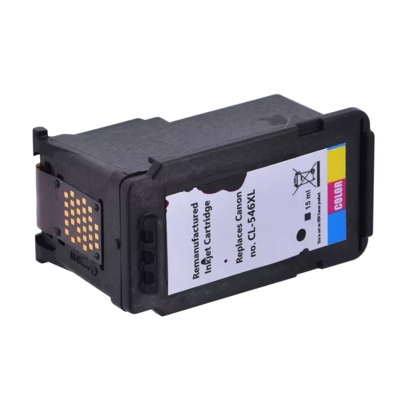 Tintes tintes kārtridžs Superbulk Canon PG-546XL melna, 15 ml, vienas krāsas kārtridžs