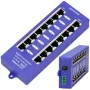 PoE inžektors Extralink Gigabit 8 Portu 1000Mb/s RJ45 B režīms