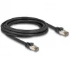 Tīkla kabelis DeLOCK RJ45 Cat.6A U/FTP 3m Melns