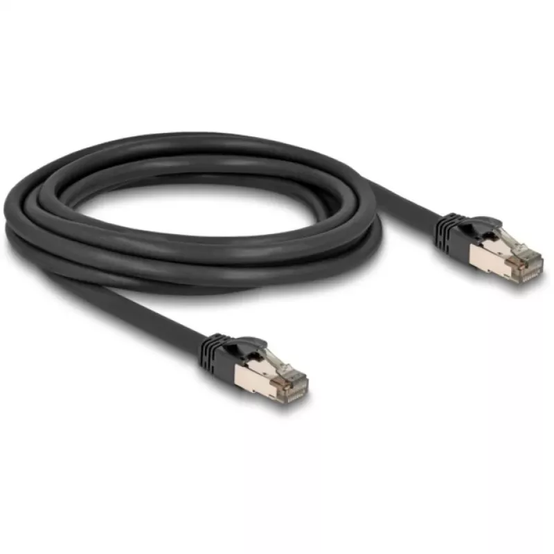 Tīkla kabelis DeLOCK RJ45 Cat.6A U/FTP 3m Melns