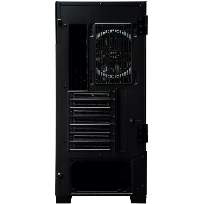 Enermax K8 - Midi Tower - dators - melns - ATX - micro ATX - Mini-ITX - SPCC - rūdīts stikls - spēļu (ECA-EK8-BB-ARGB)