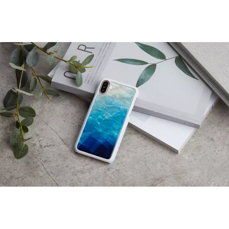 Viedtālruņa maciņš iKins iPhone XS/S blue lake balta