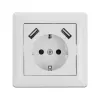 Kontaktligzda 2 x USB + CEE 7/3 DeLOCK 11473