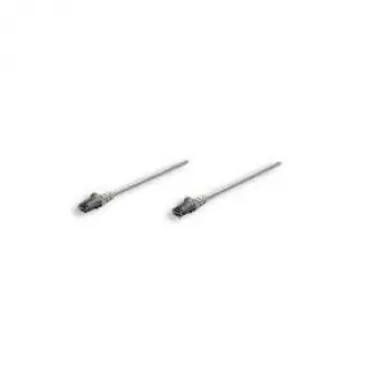 Intellinet tīkla savienojuma vads, Cat6, 5 m, pelēks, CCA, U/UTP, PVC, RJ45, zeltīti kontakti, bez aizķeršanās, ar aizsarguzmavu, mūža garantija