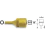 Hazet Torx skrūvgrieža ieliktnis 6,3 mm (1/4) 8502-T30 garums 28 mm (8502-T30)