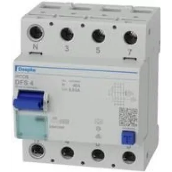 DOEPKE RCD Circuit Breaker40A DFS4A040-4/0,03-A Type A 4-pin 30mA 230/400V DFS4-040-4/0,03-A (09134901)