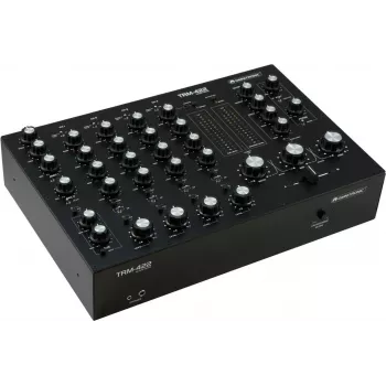 4 kanālu rotējošais mikseris Omnitronic TRM-422 ar USB un FX izeju