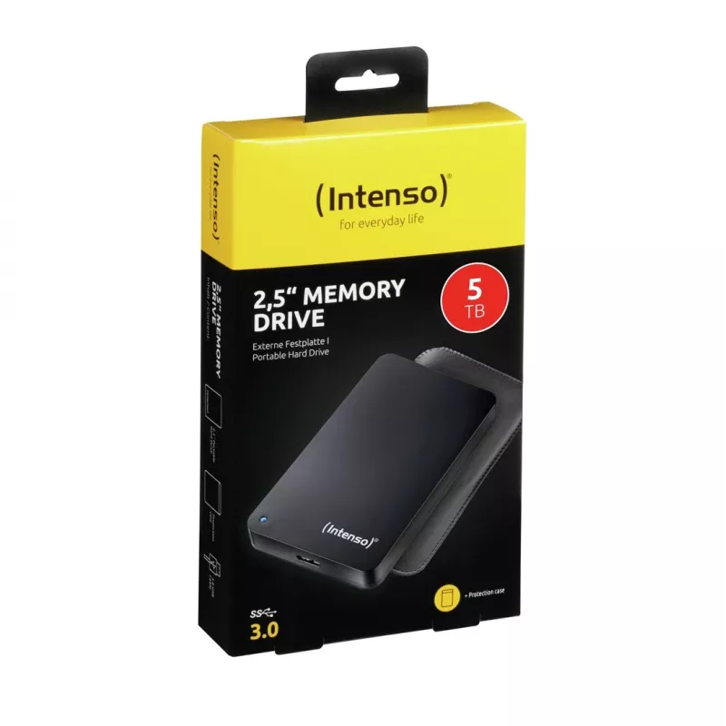 Intenso Memory Drive 5TB 2,5 collu pārnēsājamais cietais disks, melns