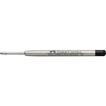 Pildspalvas uzpilde Faber-Castell 148740 — lodīšu uzpilde, vidējs uzgalis, melna tinte, metālisks korpuss, 1 gab.
