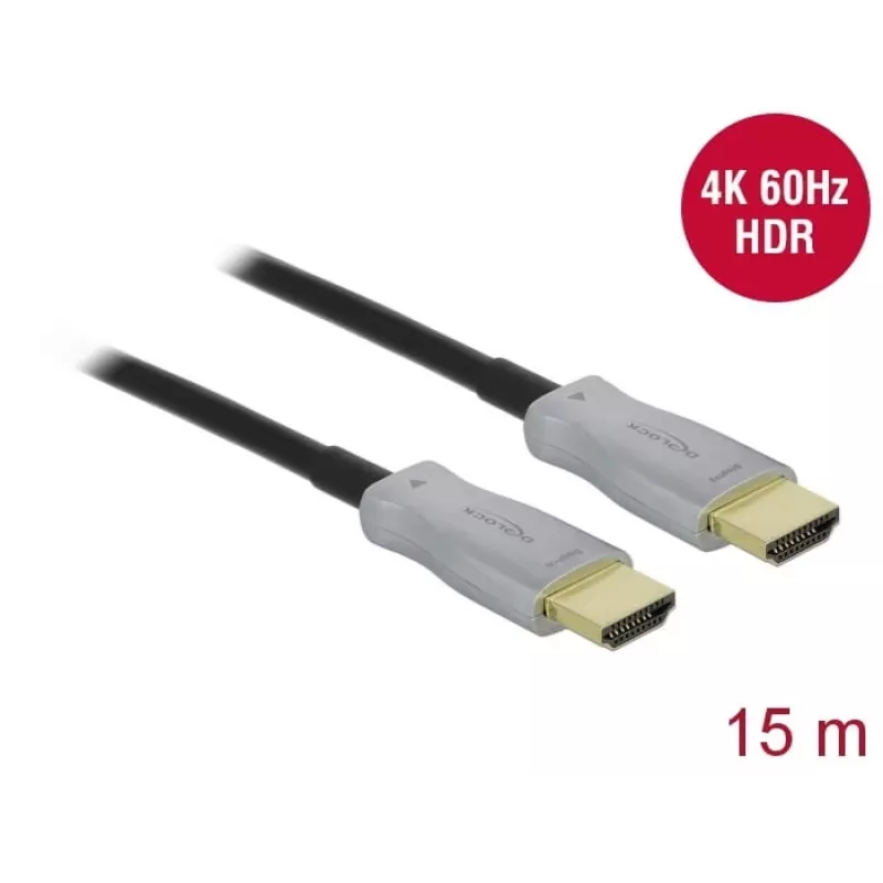 Aktīvais optiskais kabelis HDMI DeLOCK 85012 4K 60 Hz 15 m