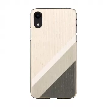 Telefona maciņš man and wood iPhone XR modelim gray suit Melns — aizsargapvalks