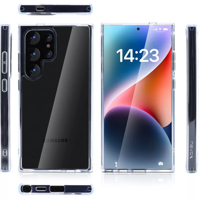 StyleShell SHOCKFlex, tālruņa maciņš caurspīdīgs, Samsung Galaxy S24 Ultra
