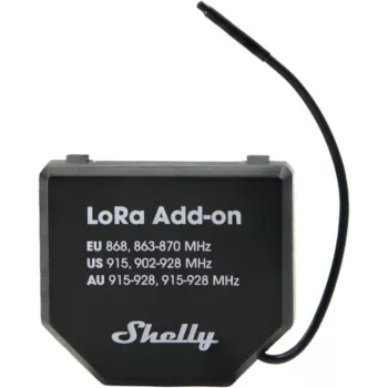 Shelly LoRa papildierīce IoT savienojumam, zīmols Shelly