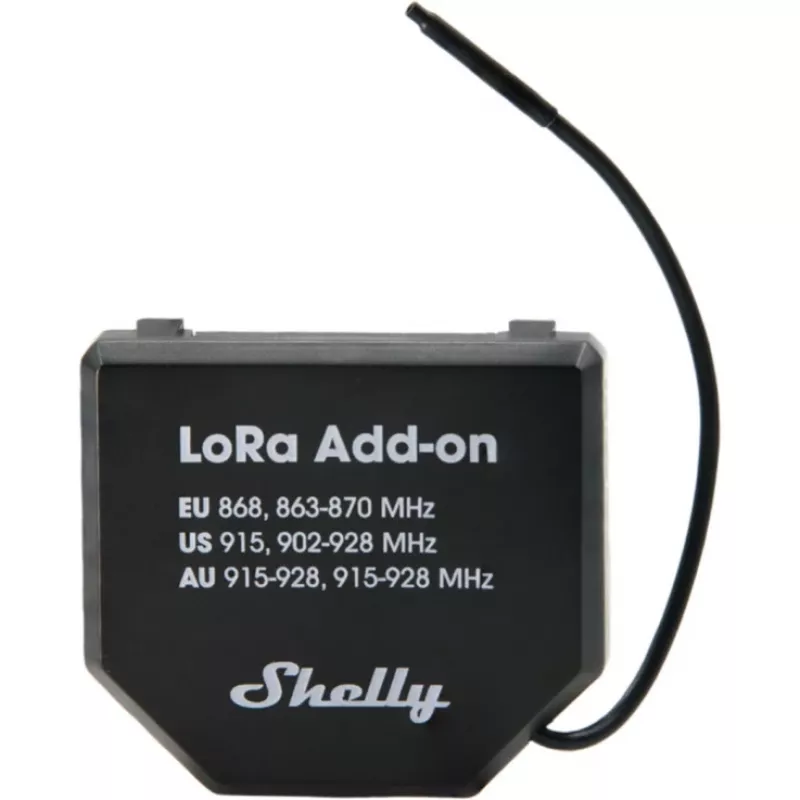 Shelly LoRa papildierīce IoT savienojumam, zīmols Shelly