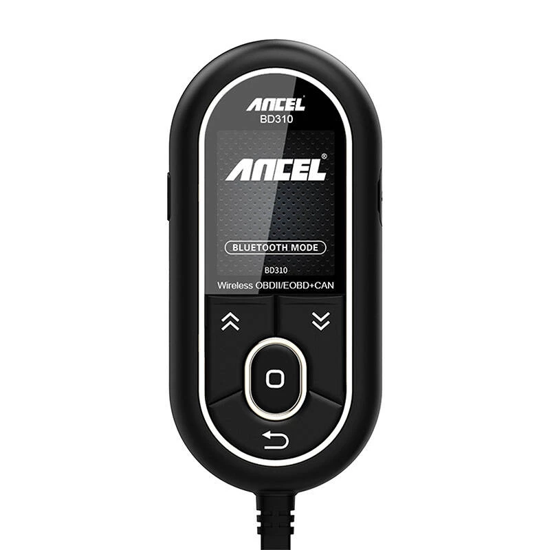 Diagnostikas skeneris Ancel BD310 OBD2 Bluetooth — transportlīdzekļa kļūdu lasītājs un reāllaika datu rīks