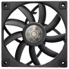 120 mm PWM plāna korpusa ventilators DeepCool FT12 plāns — melns, zema profila dizains, PWM vadība
