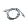 USB 2.0 A-spraudnis B-spraudnis 6 pēdu kabelis, pelēka krāsa