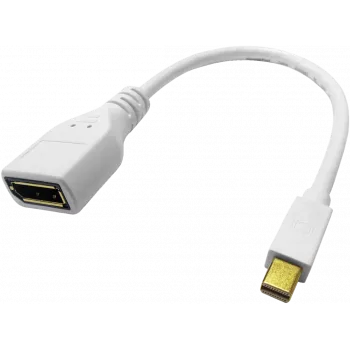 ROLINE - DisplayPort adapteris - Mini DisplayPort (V) uz DisplayPort (S) - Melns (12.03.3163)