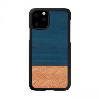 Viedtālruņa maciņš man and wood iPhone 11 Pro — džinsa melns