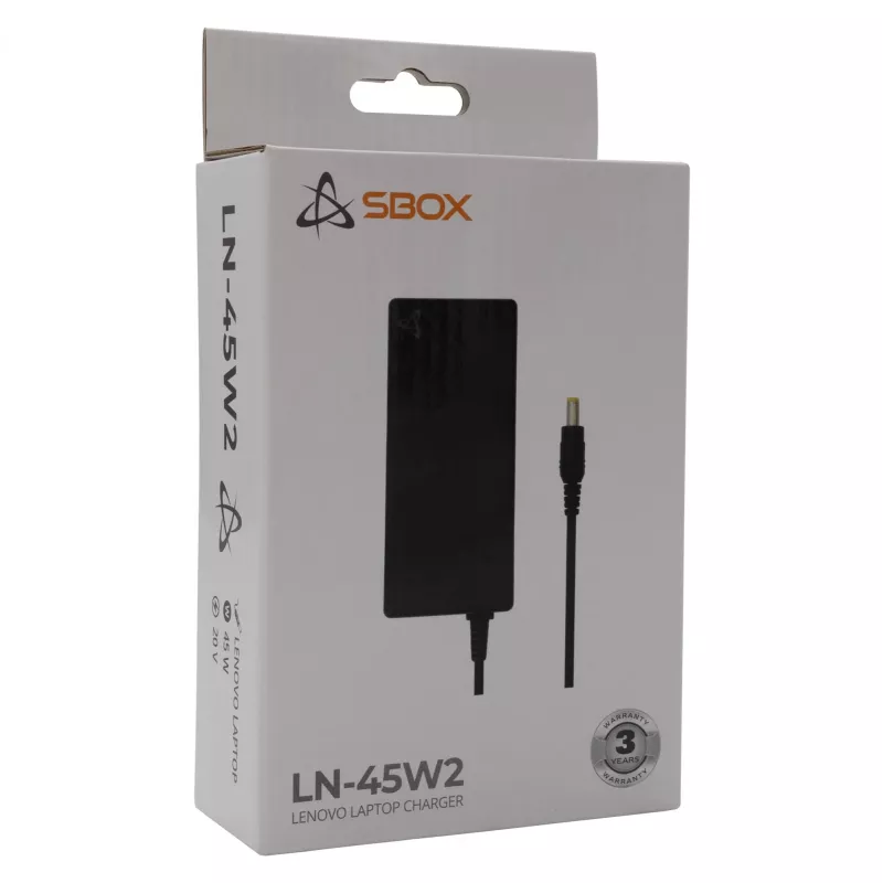 Sbox LN-45W2 Adapteris Lenovo klēpjdatoriem ar apaļo savienotāju