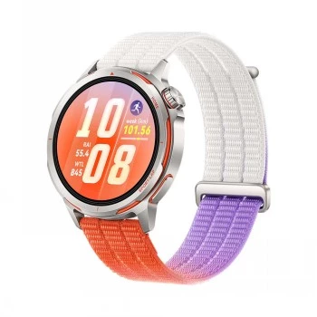 Smartwatch HUAWEI GT Runner 2 — 1,32 collas (3,35 cm) AMOLED, 466×466, titāna, GPS, fluorelastomēra siksniņa