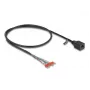 tīkla kabelis DeLOCK 88005 RJ45 Cat.5e 0.5m Melns