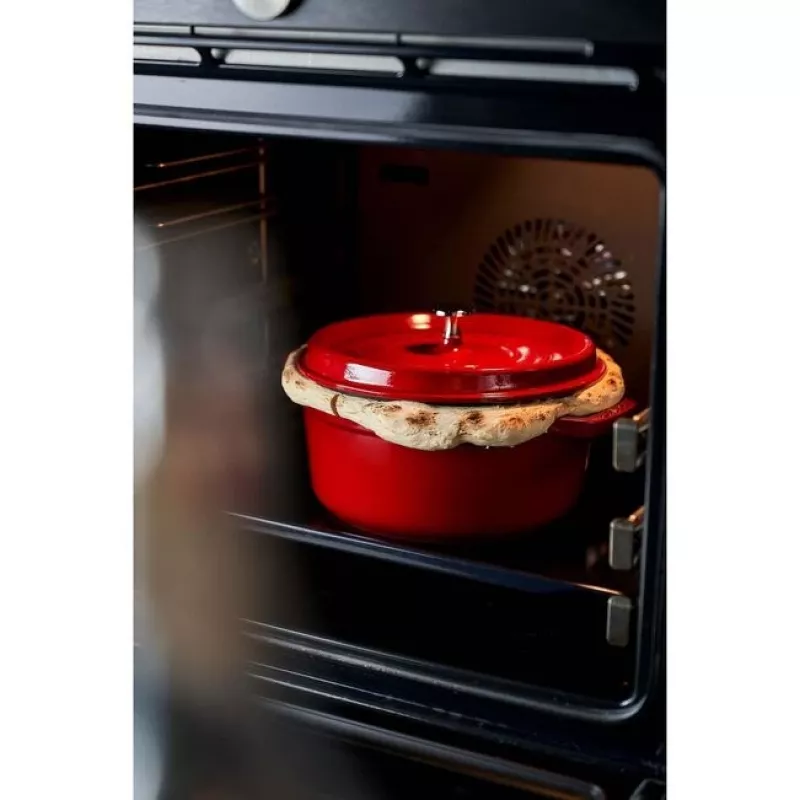Viena katla Staub Cocotte 24 cm Ķiršu krāsa
